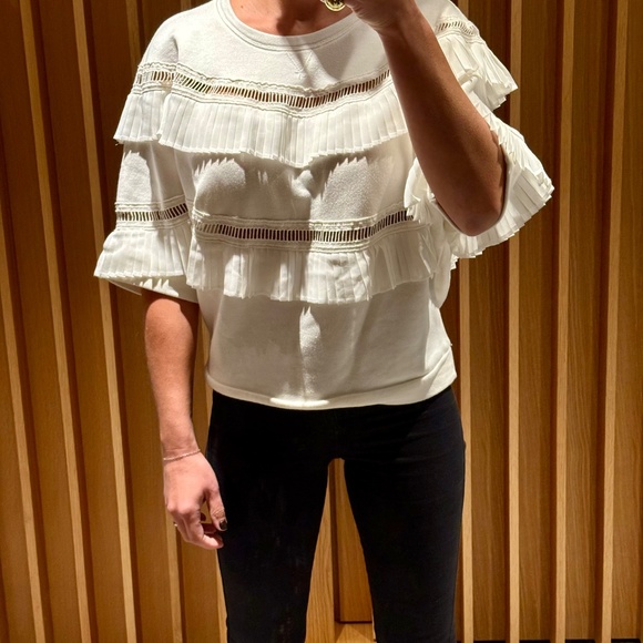 Sweater with ruffles - Picture 3 of 9